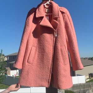 Loft brand zip up wool/poly warm coat.